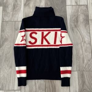 Perfect Moment Black and Red Turtleneck Sweater